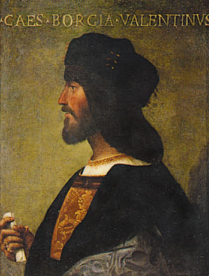 Ritratto di Cesare Borgia チェーザレ・ボルジアの肖像画