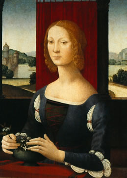 Ritratto di Caterina Sforza Lorenzo di Credi